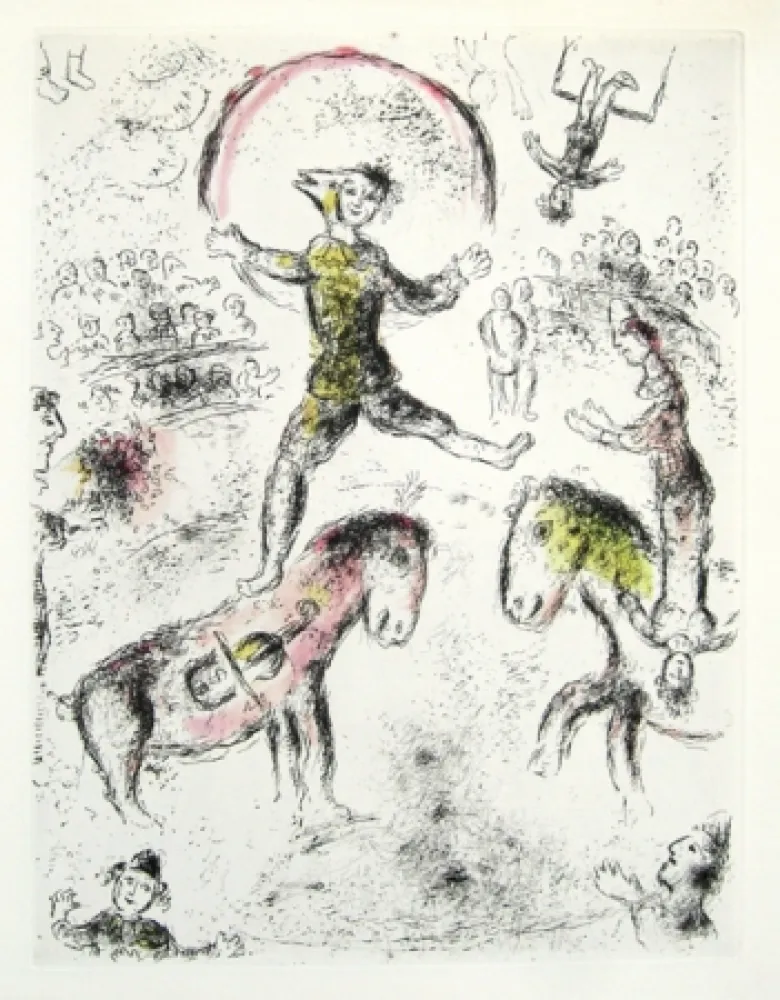 Água-Forte E Água-Tinta Chagall - Cirque