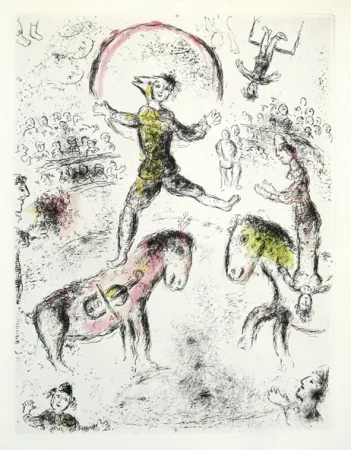 Água-Forte E Água-Tinta Chagall - Cirque