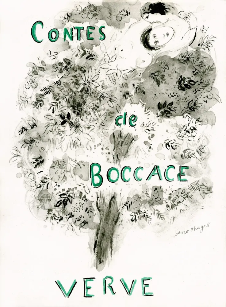 Livro Ilustrado Chagall - Contes de Boccace (Revue Verve)
