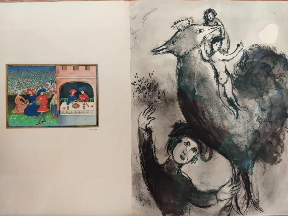 Livro Ilustrado Chagall - Contes de Boccage