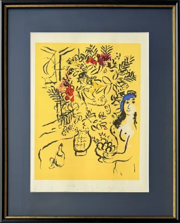 Litografia Chagall - Cover for Menu (trial proof)