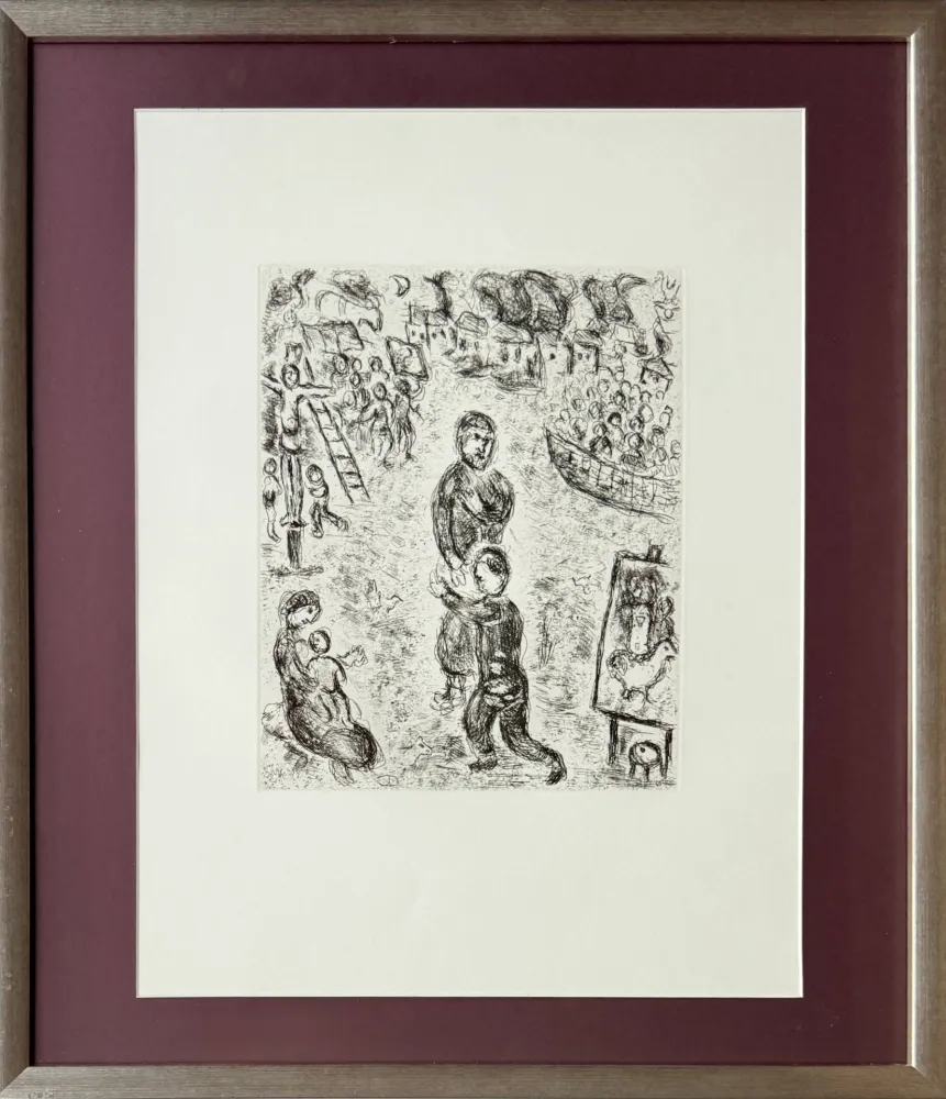 Gravura Chagall - De Mauvais Sujets - Planche II