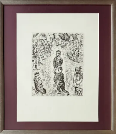 Gravura Chagall - De Mauvais Sujets - Planche II