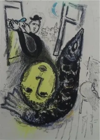 Água-Forte E Água-Tinta Chagall - De Mauvais Sujets,plate nr.3