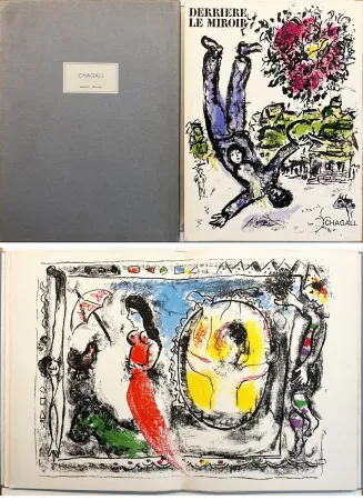 Livro Ilustrado Chagall - DERRIÈRE LE MIROIR N° 147 (1964). TIRAGE DE LUXE SUR ARCHES.