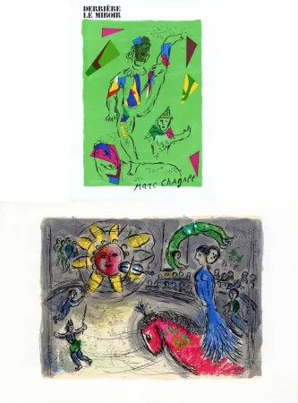 Livro Ilustrado Chagall - Derrière le Miroir n° 235 - CHAGALL. 2 LITHOGRAPHIES ORIGINALES (1979)