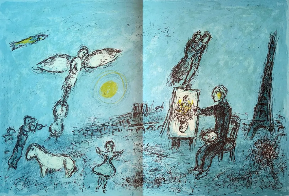 Livro Ilustrado Chagall - Derrière le Miroir n.°246 mai 1981