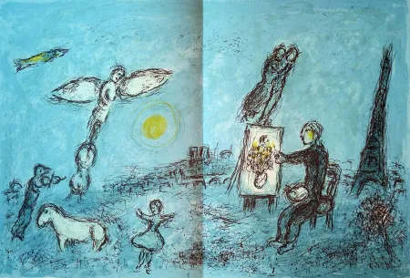 Livro Ilustrado Chagall - Derrière le Miroir n.°246 mai 1981