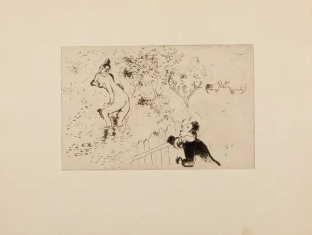 Gravura Chagall - Desire III. Les sept Péchés capitaux (The Seven Deadly Sins)