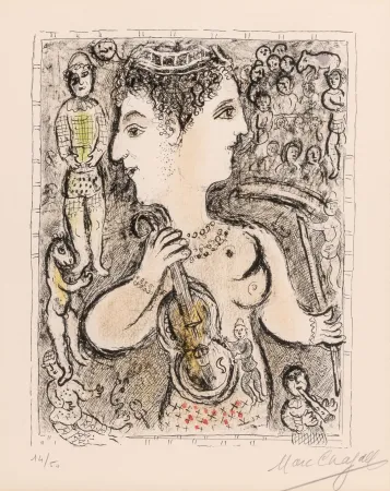 Múltiplo Chagall - Double Visage