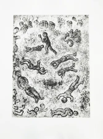 Água-Forte Chagall - Et sur la terre