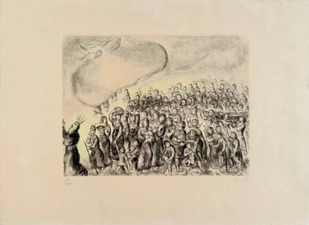 Água-Forte Chagall - Exodus From Egypt