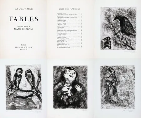 Água-Forte Chagall - Fables