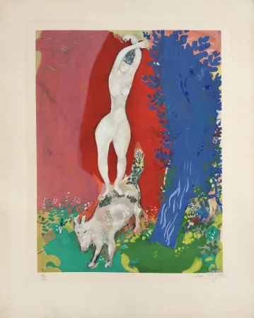 Litografia Chagall - Femme de Cirque (Circus Woman)