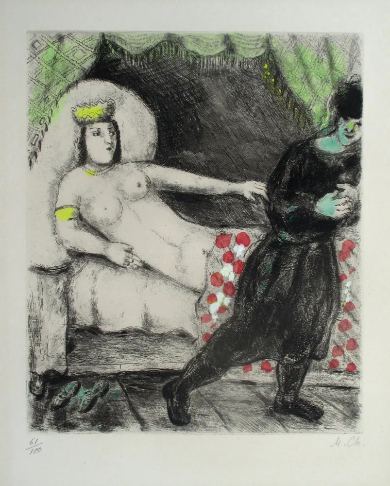 Gravura Chagall - Femme de Pothiphar