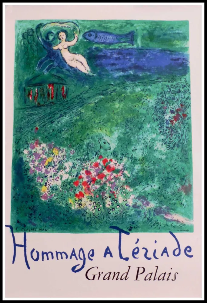 Cartaz Chagall - GRAND PALAIS HOMMAGE A TERIADE