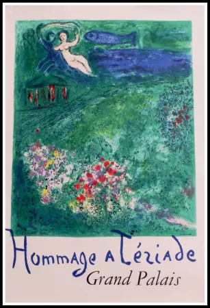Cartaz Chagall - GRAND PALAIS HOMMAGE A TERIADE