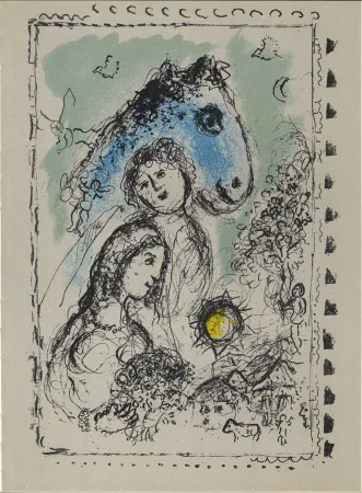 Livro Ilustrado Chagall - HOMMAGE À AIMÉ ET MARGUERITE MAEGHT. Derrière le Miroir n° 250. 25 LITHOGRAPHIES ORIGINALES (1982)