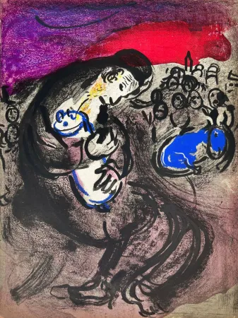 Litografia Chagall - Jeremiah's lamentations
