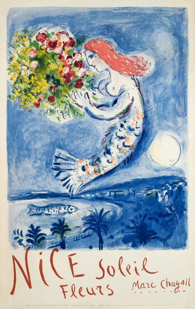 Cartaz Chagall - La baie des anges