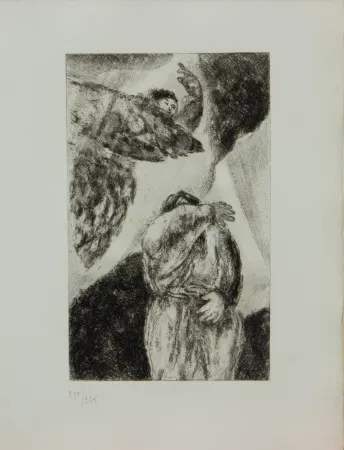 Gravura Chagall - LA BIBLE ( LA VISION D'ELIE )