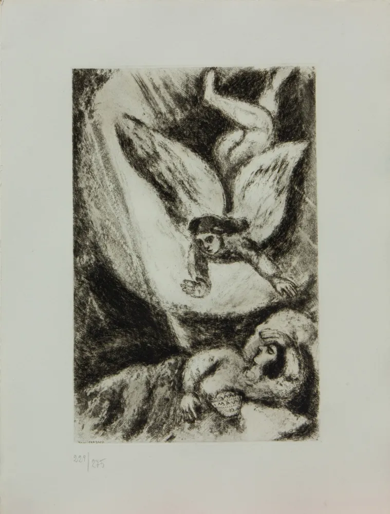 Gravura Chagall - LA BIBLE ( SONGE DE SALOMON )