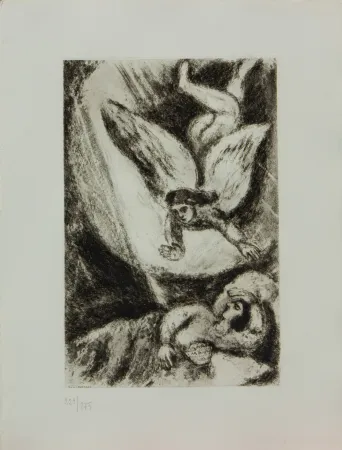 Gravura Chagall - LA BIBLE ( SONGE DE SALOMON )