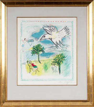 Litografia Chagall - La Grande Corniche