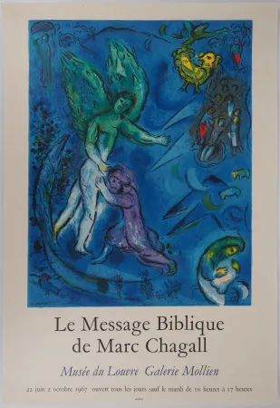 Livro Ilustrado Chagall - La lutte de Jacob et de l'ange