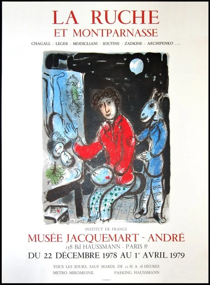 Cartaz Chagall - La Ruche et Montparnasse