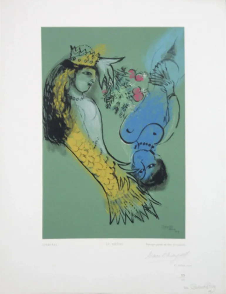 Múltiplo Chagall - La Sirene