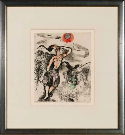 Água-Forte Chagall - La Souris Metamorphosée en Fille (The Mouse Transformed into a Girl)