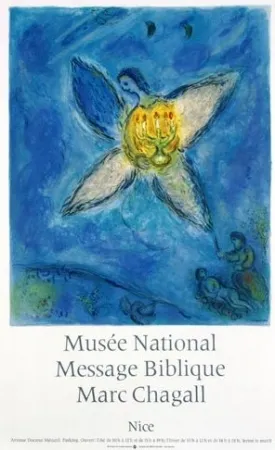 Litografia Chagall - LAnge au Chandelier