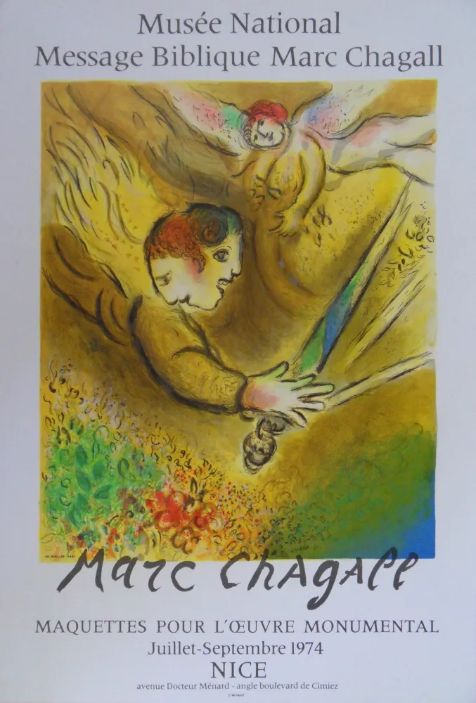 Livro Ilustrado Chagall - L'Ange du Jugement