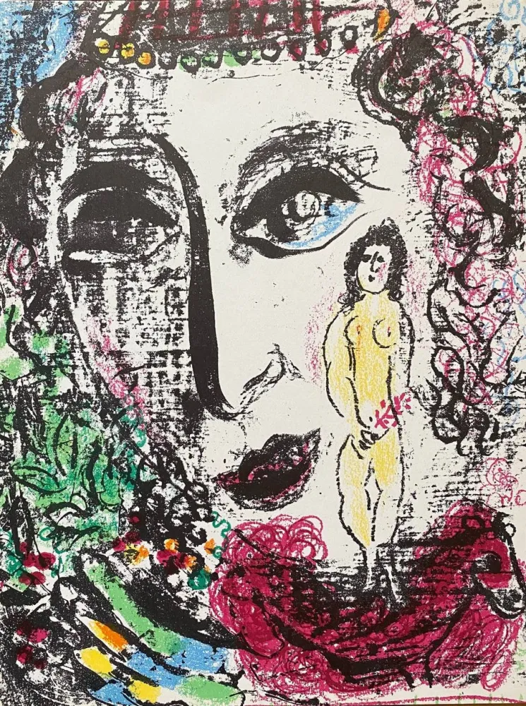 Litografia Chagall - L'apparition au cirque