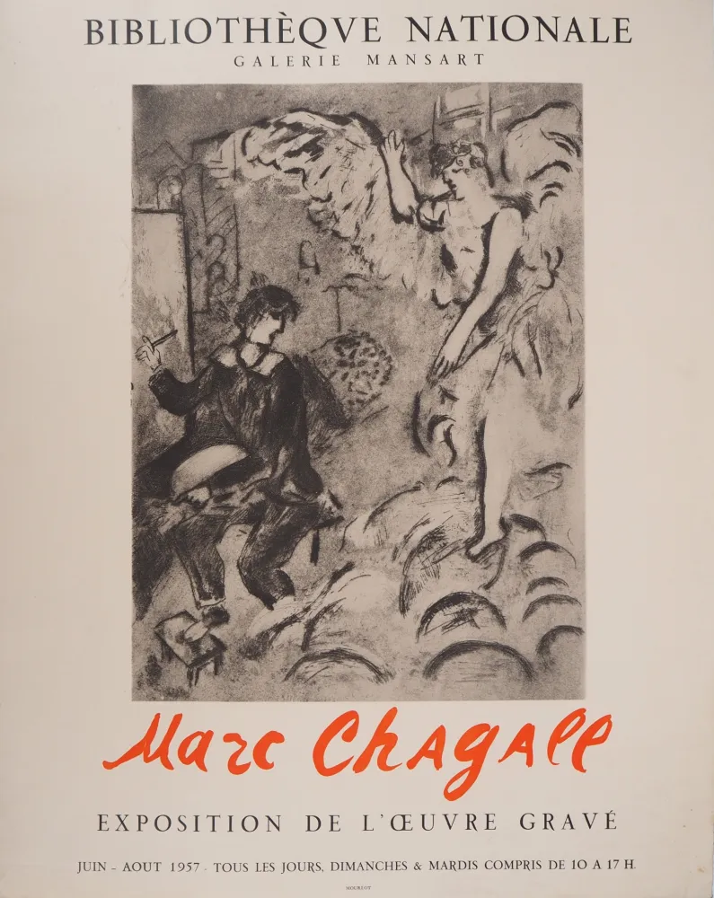 Livro Ilustrado Chagall - L'Apparition, Peintre et ange