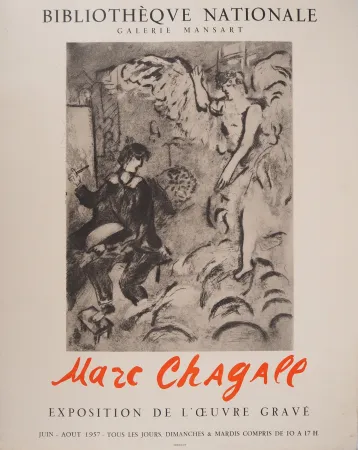 Livro Ilustrado Chagall - L'Apparition, Peintre et ange