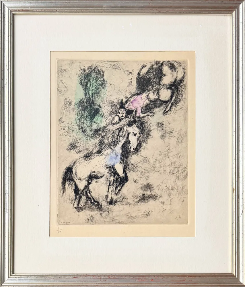 Água-Forte Chagall - Le Cheval et l'Âne (The Horse and the Donkey)