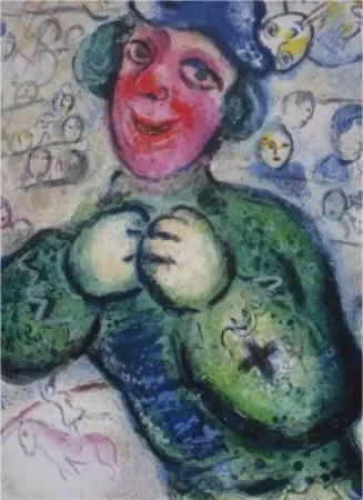 Litografia Chagall - Le Cirque, planche 16