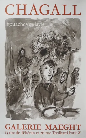 Livro Ilustrado Chagall - Le peintre dans l'atelier à Paris