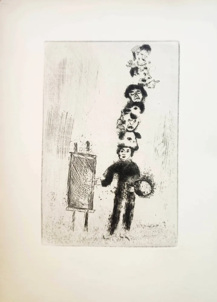 Água-Forte Chagall - Le Sept Péchés Capitaux