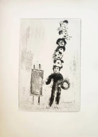 Água-Forte Chagall - Le Sept Péchés Capitaux