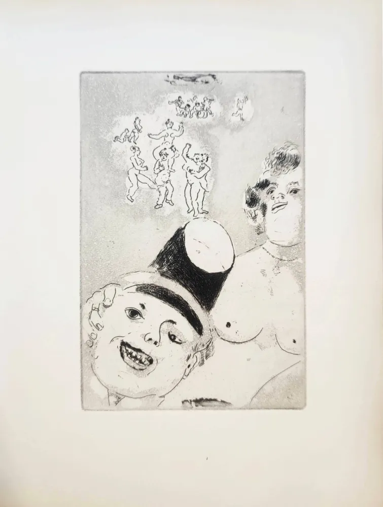 Água-Forte Chagall - Le Sept Péchés Capitaux