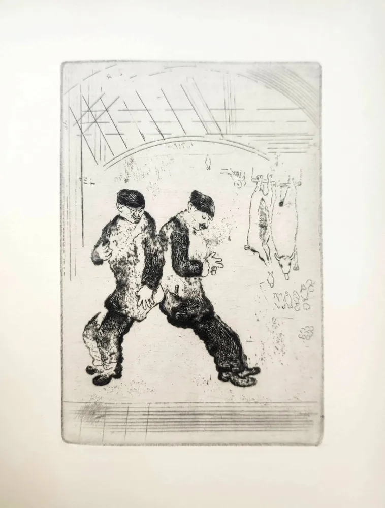 Água-Forte Chagall - Le Sept Péchés Capitaux