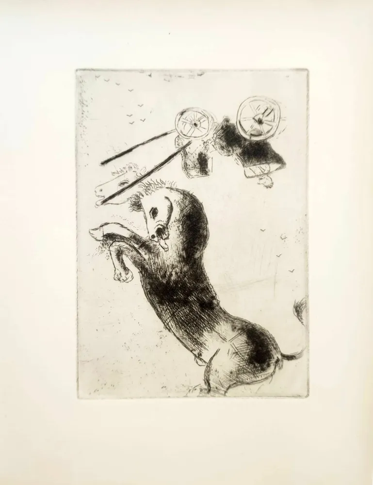 Água-Forte Chagall - Le Sept Péchés Capitaux