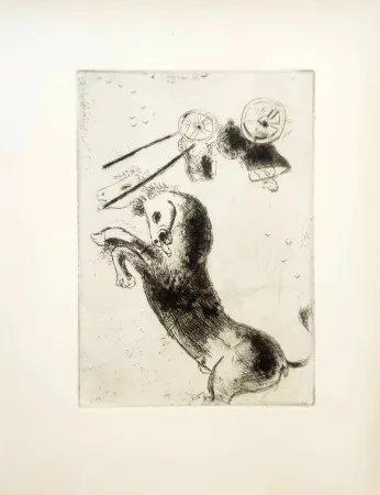 Água-Forte Chagall - Le Sept Péchés Capitaux