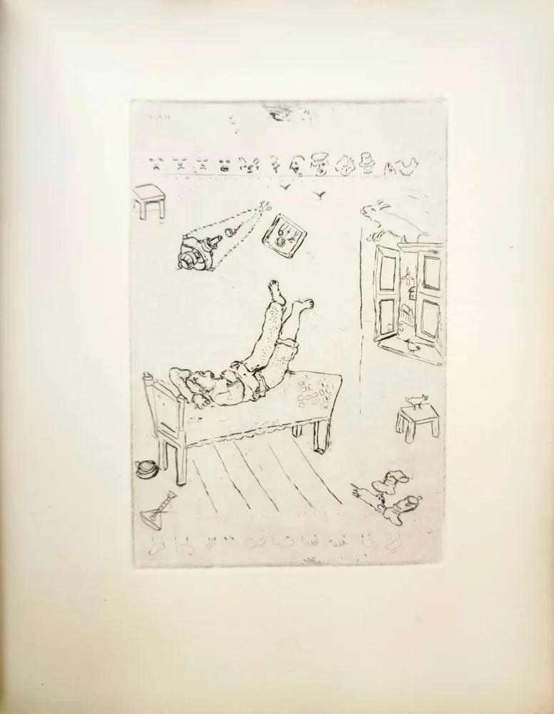 Água-Forte Chagall - Le Sept Péchés Capitaux