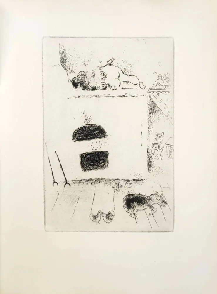 Água-Forte Chagall - Le Sept Péchés Capitaux