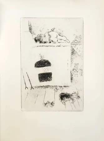 Água-Forte Chagall - Le Sept Péchés Capitaux