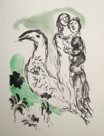 Litografia Chagall - L'Elegie des Alizes, Frontispice